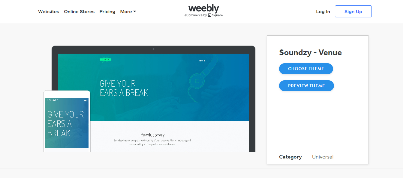 Venue by Weebly